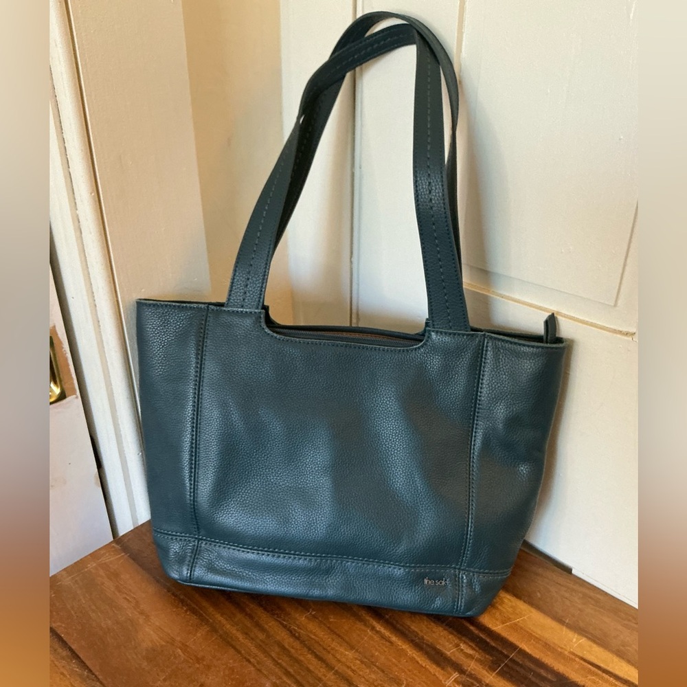 The Sak Dark Teal Leather Tote